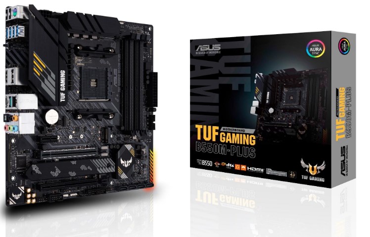 Матична плоча ASUS TUF Gaming B550M PLUS AMD B550 Socket AM4 micro  ATX