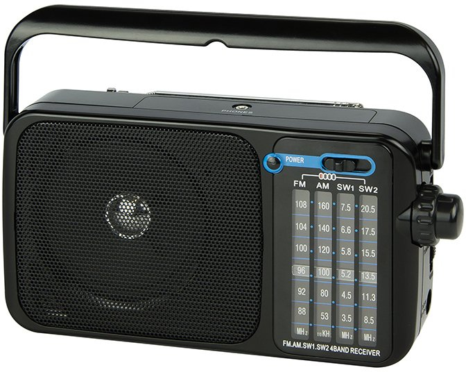 Radio portative Blow RA15, AM FM, me bateri, e zezë