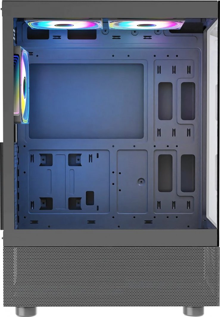 Kasë LOGIC Logic Look ARGB, e zezë, Midi Tower