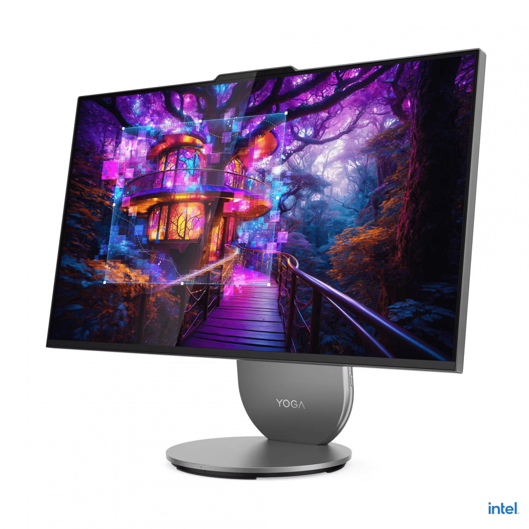 Kompjuter All in One Lenovo Yoga AIO 27IAH10, 27" QHD, Intel Core Ultra 5, 16GB RAM, i bardhë