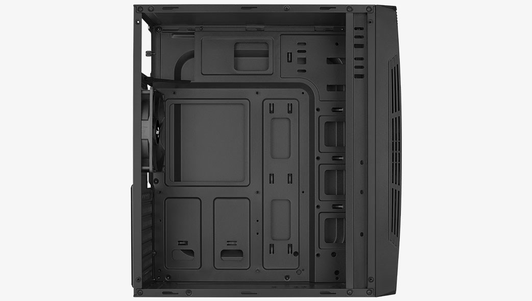 Kornizë kompjuteri Aerocool Talon FRGB Mid Tower, RGB, panel anësor akrilik, e zezë