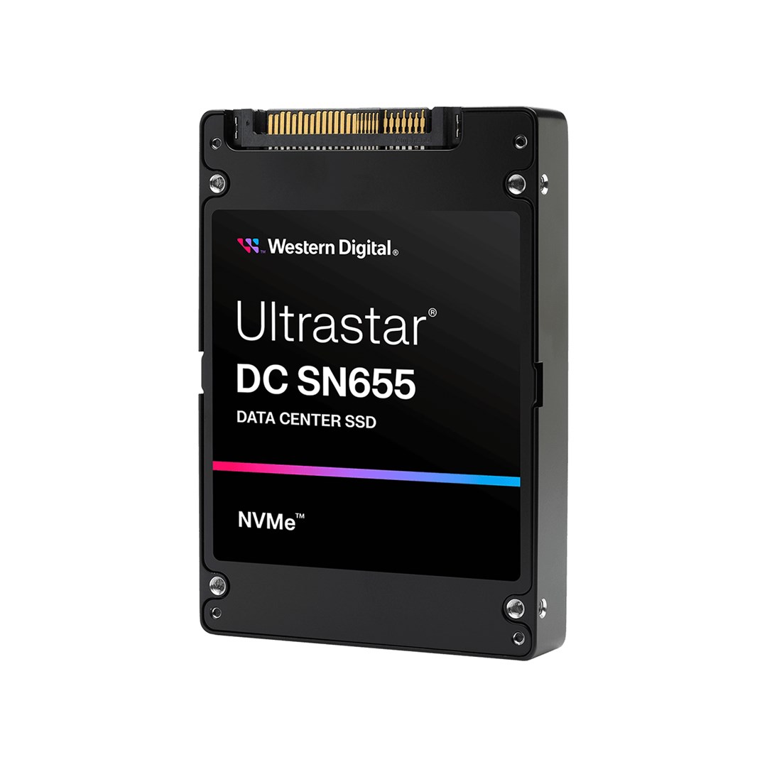 Disk SSD SanDisk Ultrastar DC SN655, 7.68TB, U.3 NVMe, e zezë