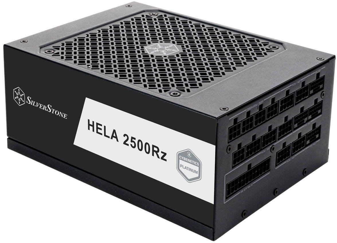 Furnizim me rrymë SilverStone HELA 2500Rz, 2500W, ATX 3.1, Platinum, i zi