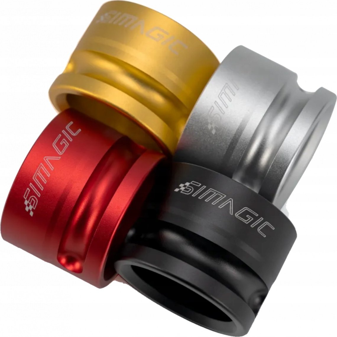 Mbajtëse timoni Simagic Wheel Mount, alumini, për timona Simagic, e zezë