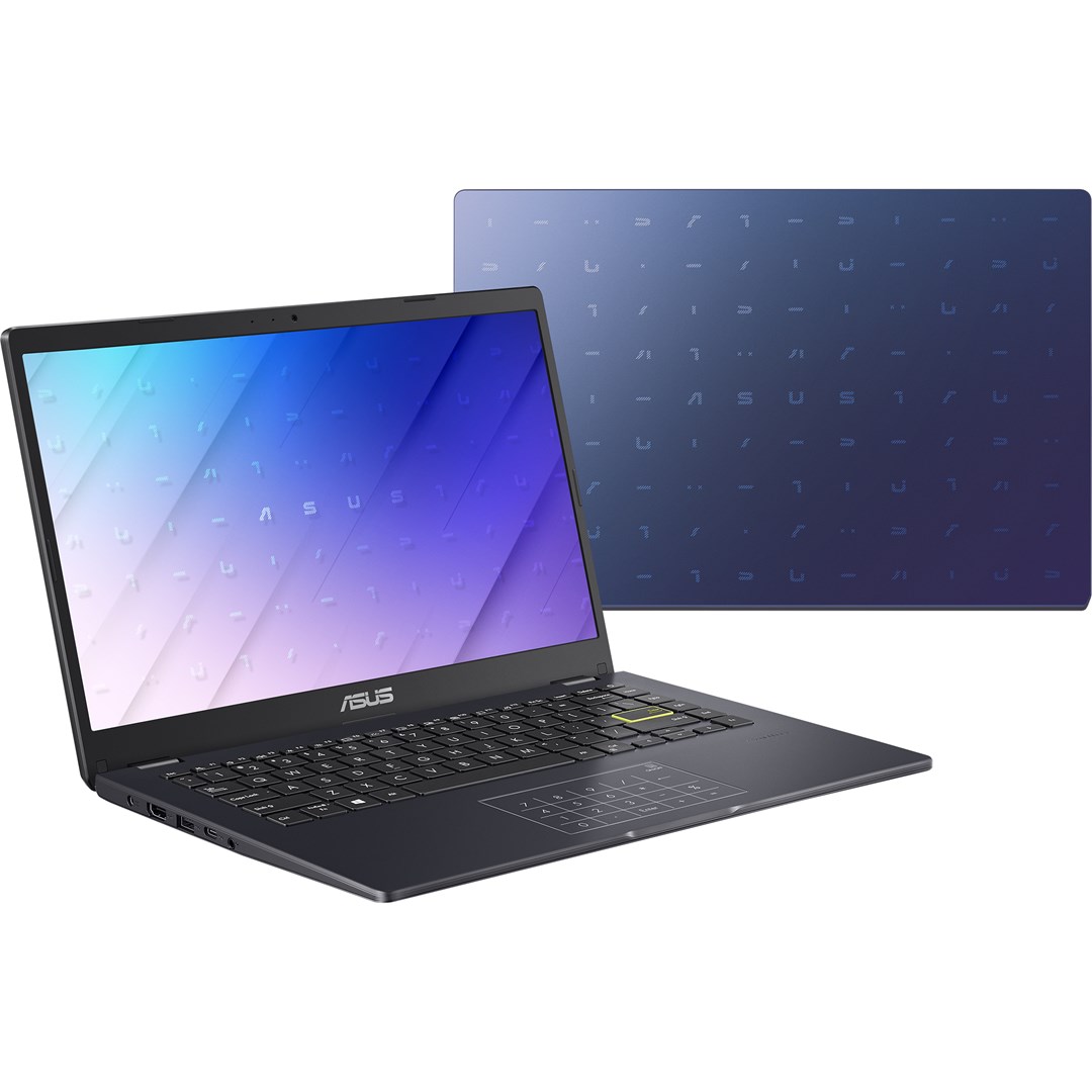 Laptop ASUS E410MA-EK1284 N4020, 14", Intel N4020, 4 GB RAM, 256 GB SSD, i kaltër