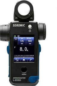Ekspozimetër Sekonic L-858D SpeedMaster, ekran me prekje 2.7", profesional, i zi