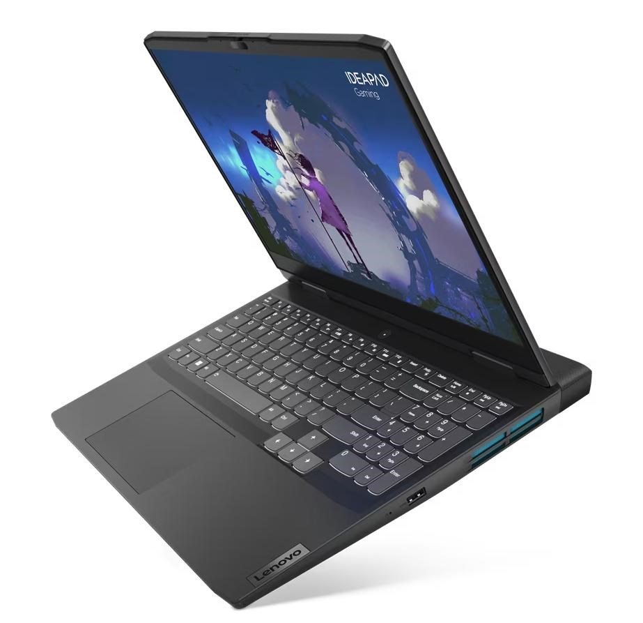 Laptop Lenovo IdeaPad Gaming 3, 15.6", Intel Core i5 12450H, 16 GB RAM, 512 GB SSD, NVIDIA GeForce RTX 3060, i hirtë