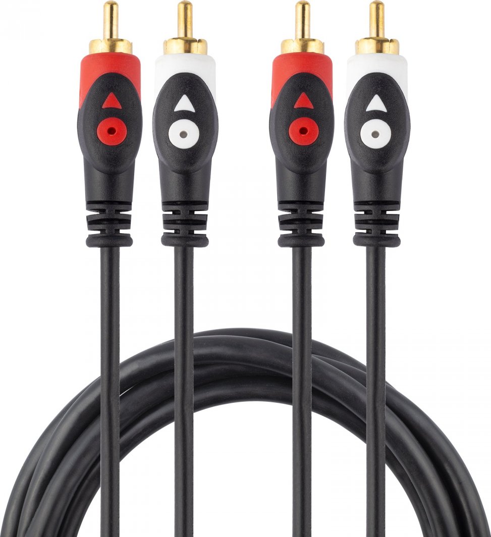 Kabllo Libox RCA, 5m, e zezë