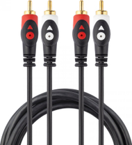 Kabllo Libox RCA, 5m, e zezë