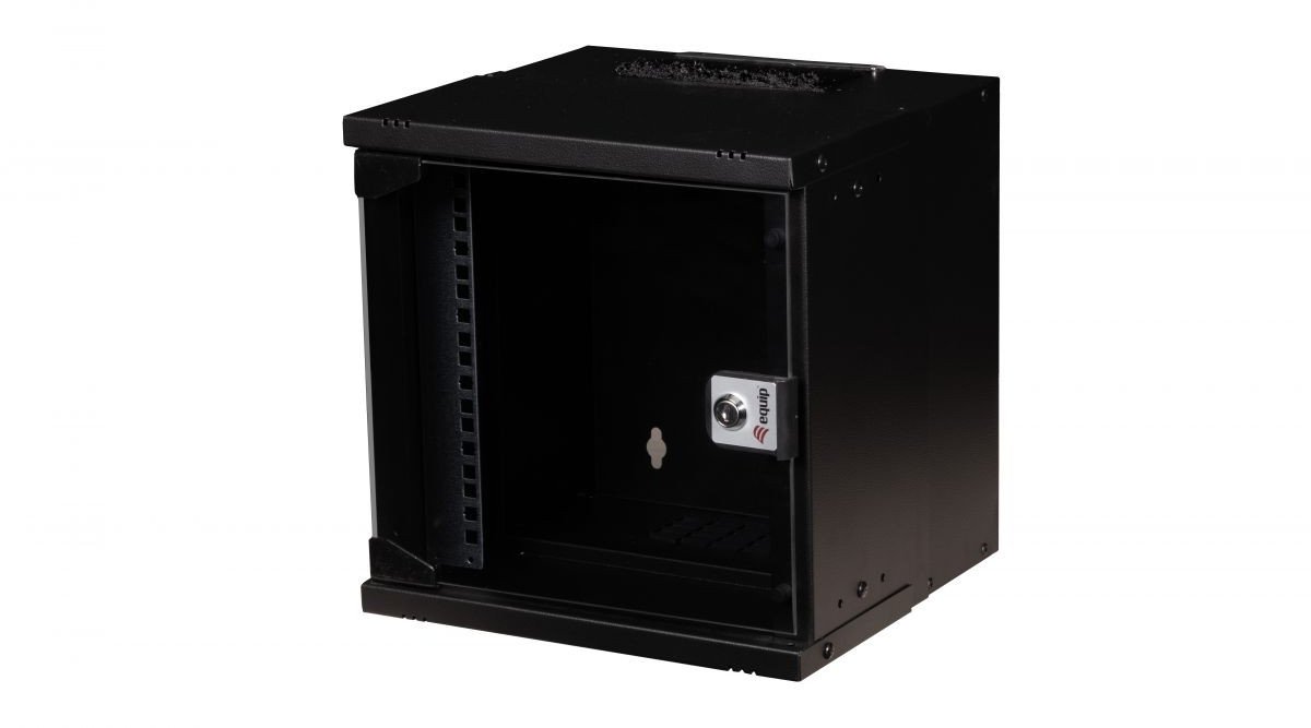 Kabinet muror për rrjet LevelOne Equip EWM-06-3030-B, 6U, 10", i zi