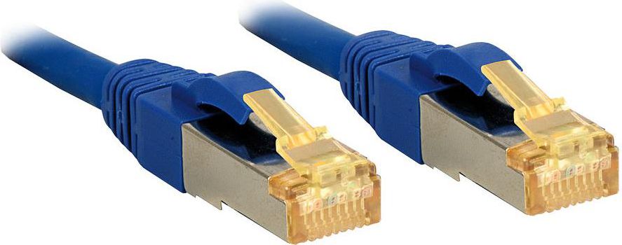 Kabllo rrjeti Lindy (47280) Patchcord Cat.7, S/FTP, PIMF, LSOH, 3m, e kaltër