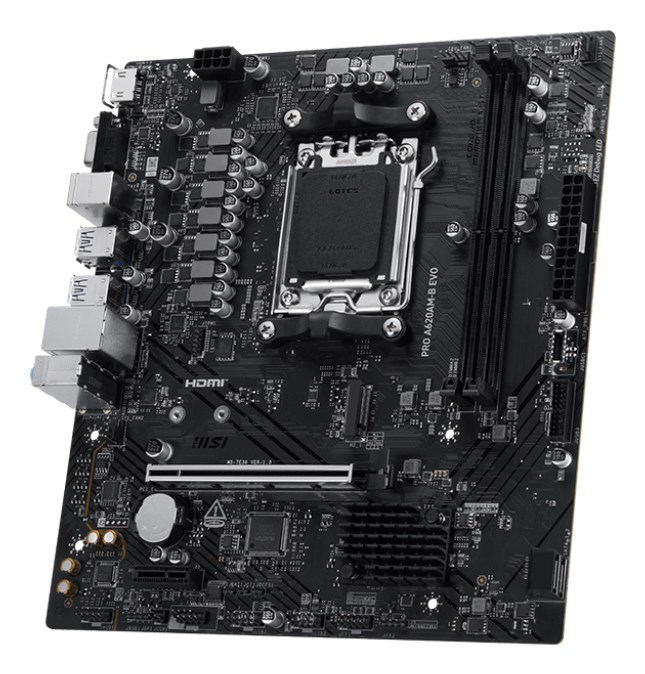 MSI PRO A620AM-B EVO - micro ATX, Pllakë amë