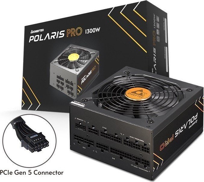Напојување Chieftec Zasilacz PPX-1300FC-A3 ATX 3.0, 1300W