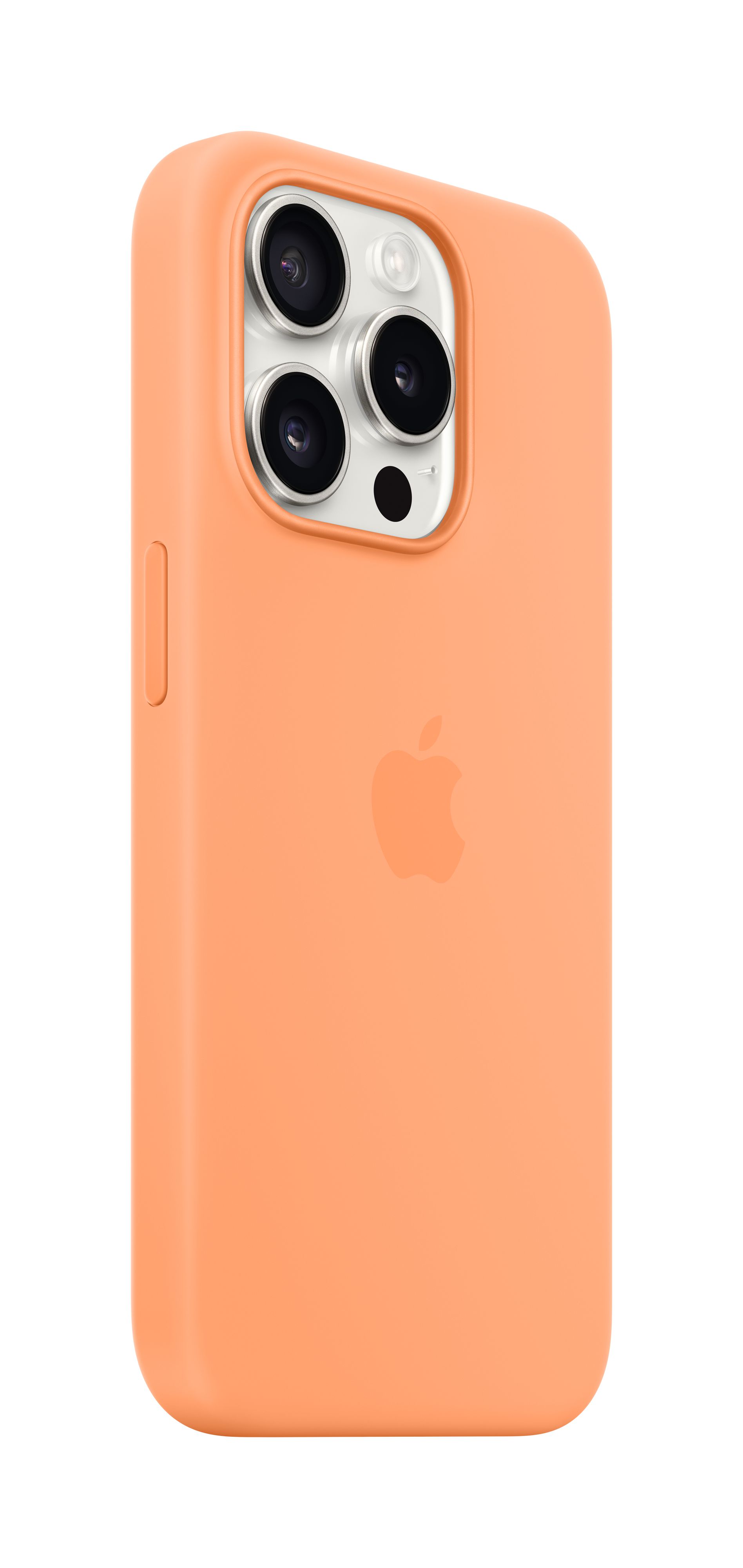 Apple iPhone 15 Pro Silicone Case me MagSafe, Orange Sorbet