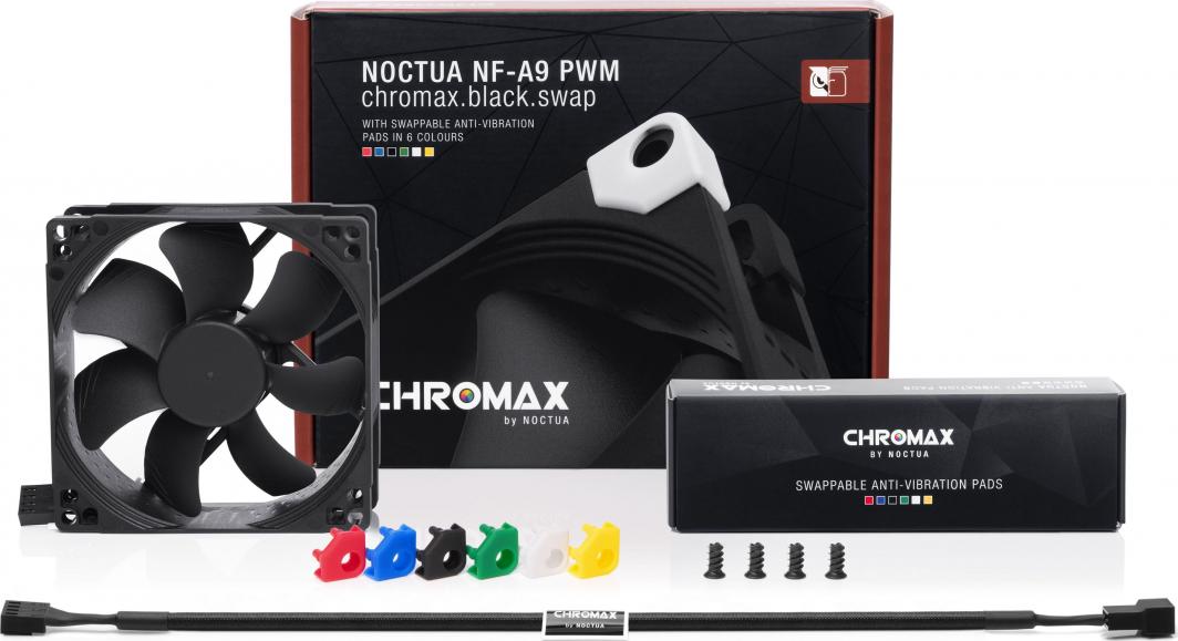 Ftohës Noctua NF-A9 PWM Chromax Black Swap, 92 mm