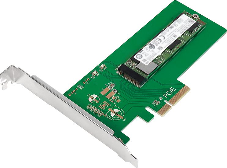 Adapter i brendshëm LogiLink PC0084, PCIe 3.0 x4, për SSD M.2 NVMe, i zi