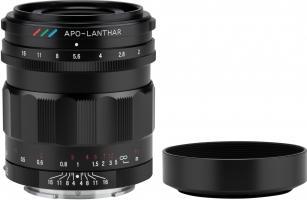 Objektiv Voigtlander APO Lanthar 35mm F2, për Sony E, i zi
