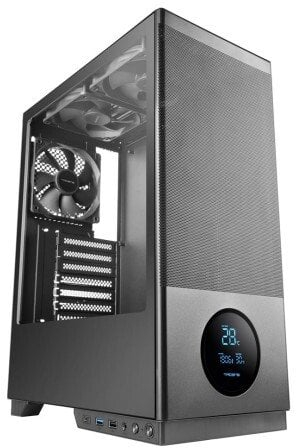 Kuti kompjuteri Tacens SAGITTA20, ATX, 3x 120mm ventilatorë, xham anësor i temperuar, e zezë