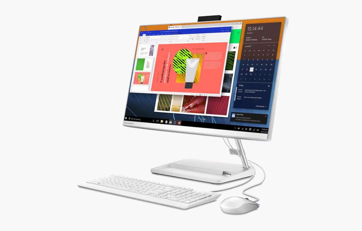 Kompjuter Lenovo PC AIO IdeaCentre 3 24ALC6, 23.8", AMD Ryzen 5 7430, 16GB RAM, 512GB SSD, AMD Radeon Graphic, i bardhë