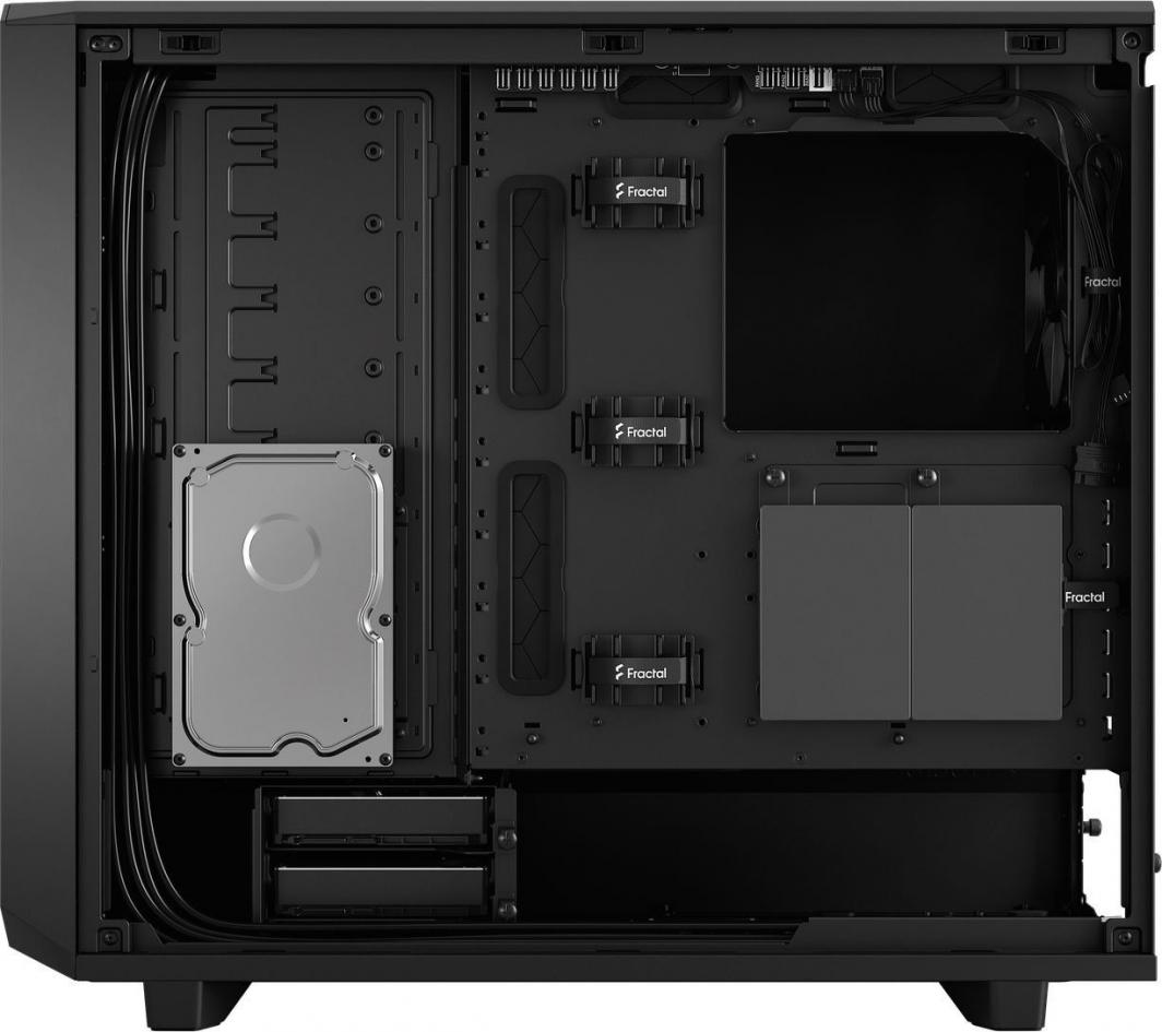 Kasë Fractal Design Meshify 2 Solid, e zezë, Midi Tower