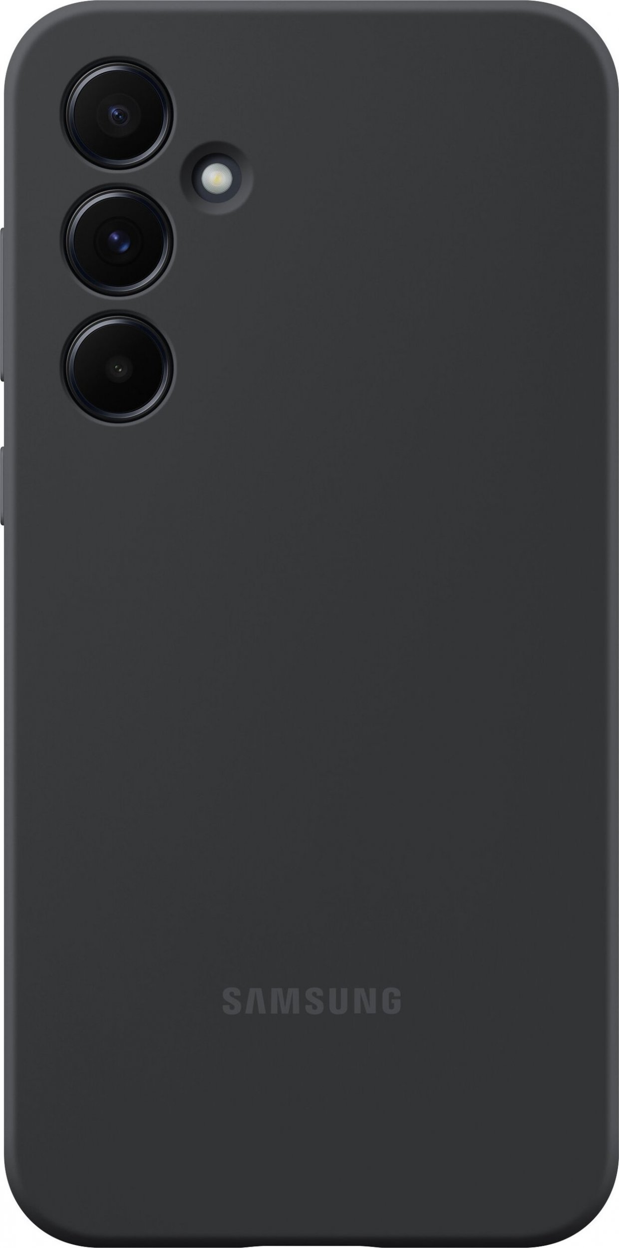 Mbulesë telefoni Samsung Silicone Cover Galaxy A35 5G, silikon, e zezë