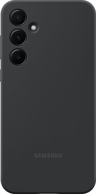 Mbulesë telefoni Samsung Silicone Cover Galaxy A35 5G, silikon, e zezë
