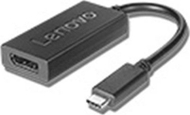 Përshtatës USB Lenovo USB-C - DisplayPort (4X90Q93303), i zi
