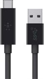 Kabllo Acar USB-A në USB-C, 0.91m, e zezë