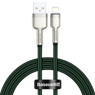 Kabllo USB Baseus USB A në Lightning, 2 m, jeshile