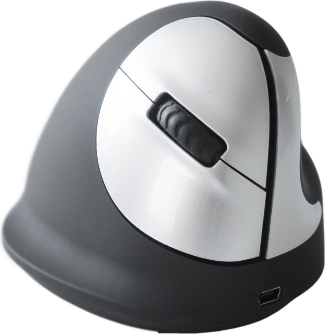 Maus R-GO Tools HE, pa kabllo, i zi/bardhë
