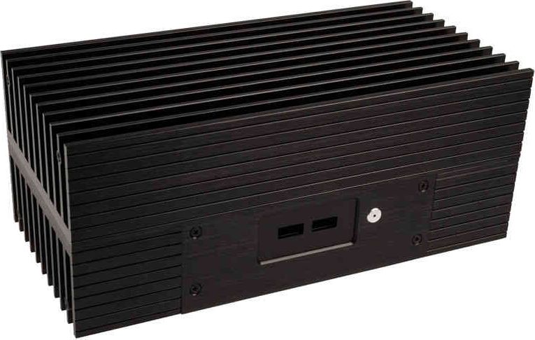 Куќиште за компјутер Akasa Turing TN A-NUC68-M1B, за Intel NUC 11, пасивно ладење, алуминиум, црна