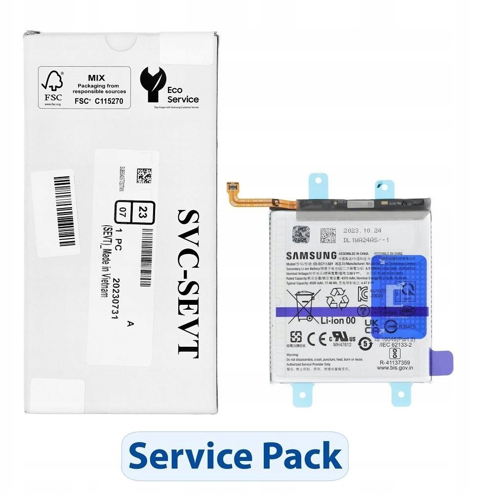 Bateri telefoni Samsung EB-BS711ABY, për Galaxy S23 FE S711B, origjinale