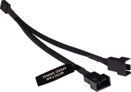 Kabllo ndarëse Alphacool Y-Splitter, 4-Pin në 2x 4-Pin PWM, 15cm, e zezë