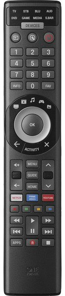 Telekomandë universale One For All Smart Control Pro 8, 8 pajisje, Smart, e zezë