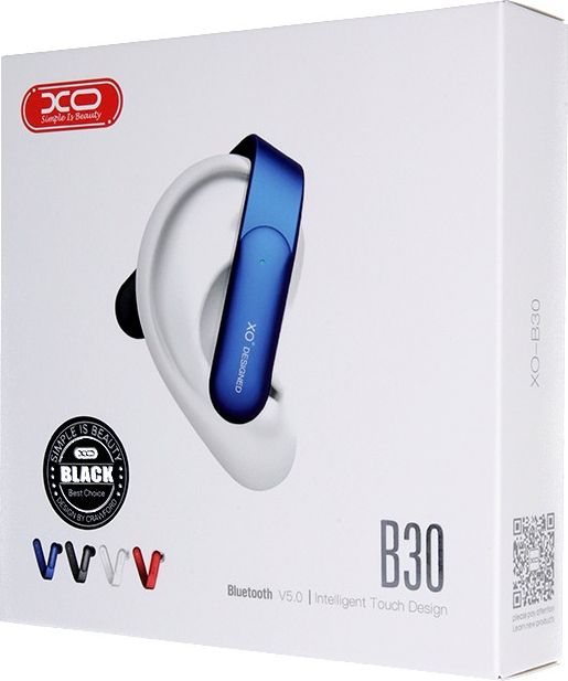 Kufje Bluetooth XO B30, për telefonata, i zi