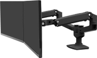 Mbajtëse tavoline për monitorë Ergotron LX Dual 45-245-224, për 2 monitorë deri 27", argjendtë