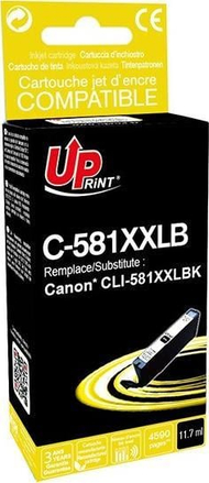 Kartrixh boje UPrint C-581XXL, 10.5ml, black, e zezë