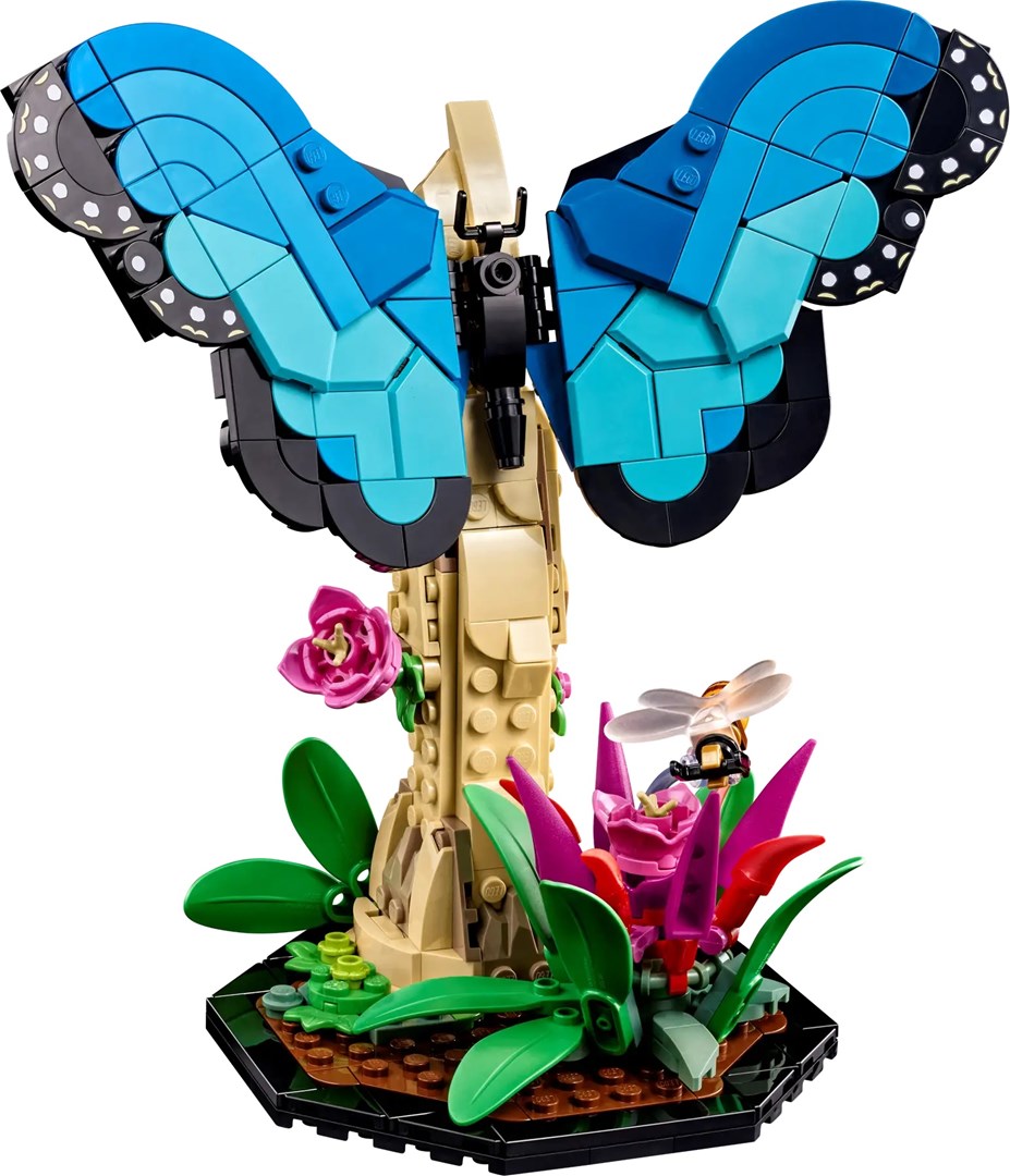 Set LEGO Ideas Insect Collection 21342, modele dekorative, për të rritur dhe fëmijë