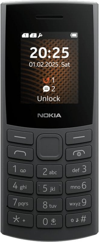 Telefoni HMD Nokia 105 4G 2nd Edition, dual SIM, 4G, gri