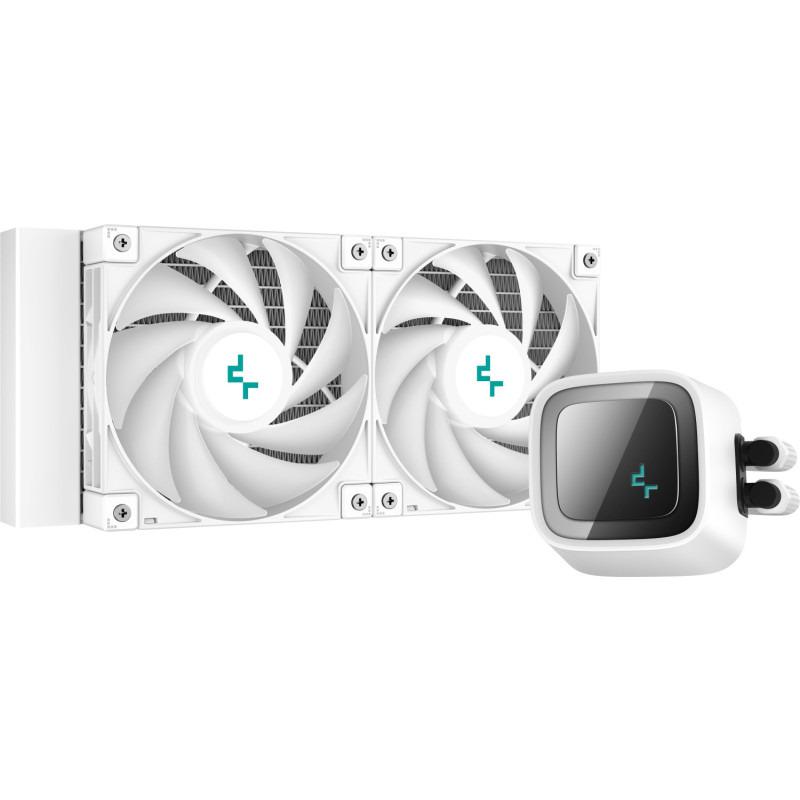 Ftohës likuid CPU Deepcool LS520 WH, 240mm, A-RGB, i bardhë