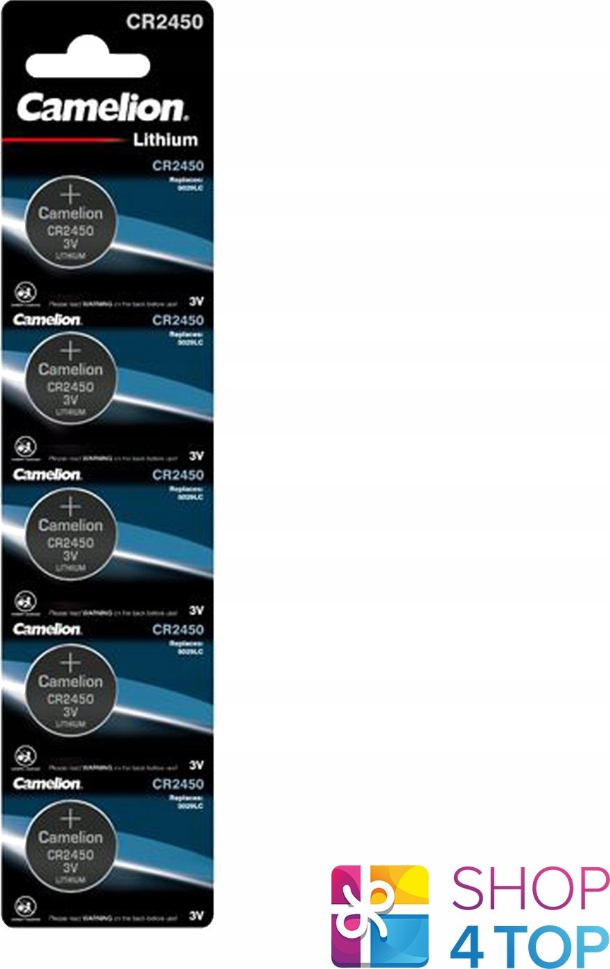 Bateri litium Camelion CR2450, 3V, e argjendtë