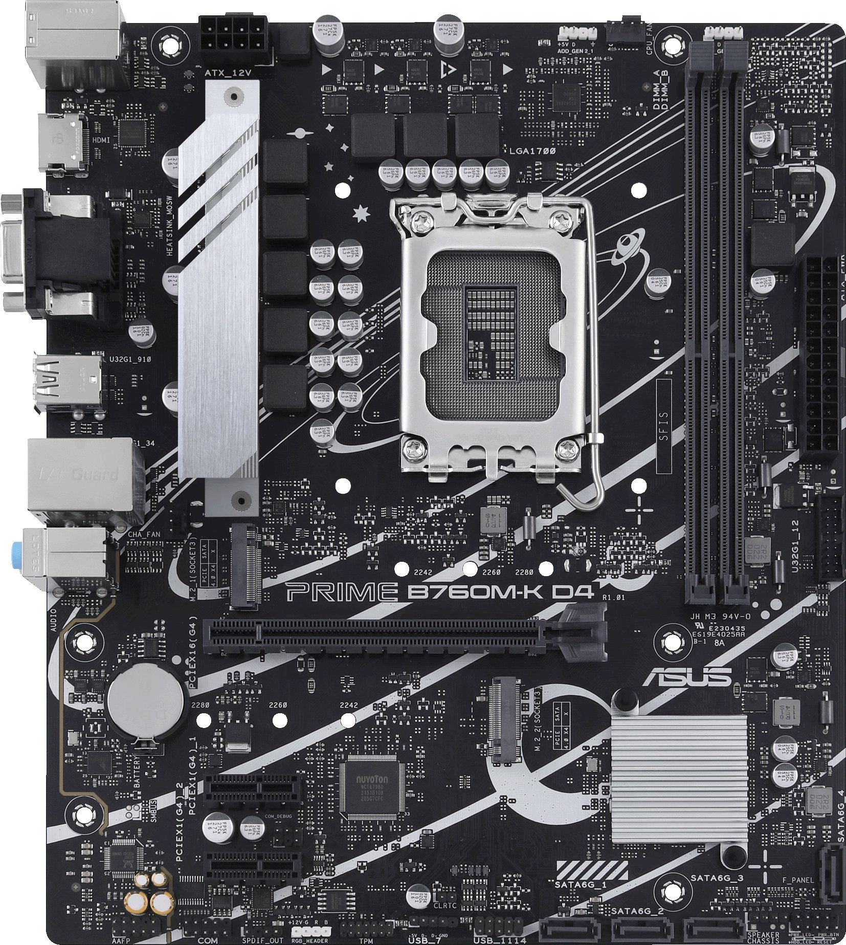 Pllakë amë Asus PRIME B760M K D4, Intel LGA1700, DDR4, mATX