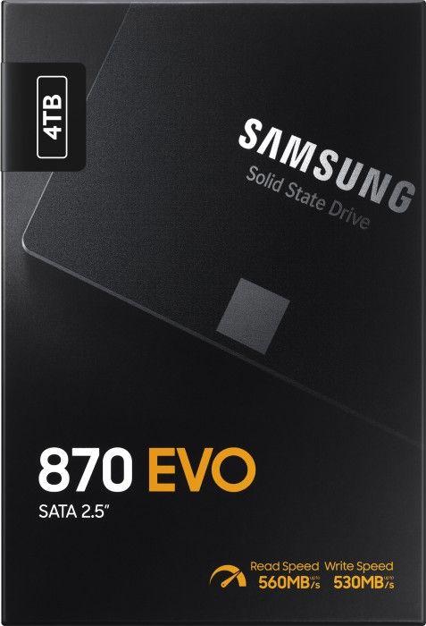 Disk SSD Samsung 870 EVO, 4TB, 2.5" SATA III