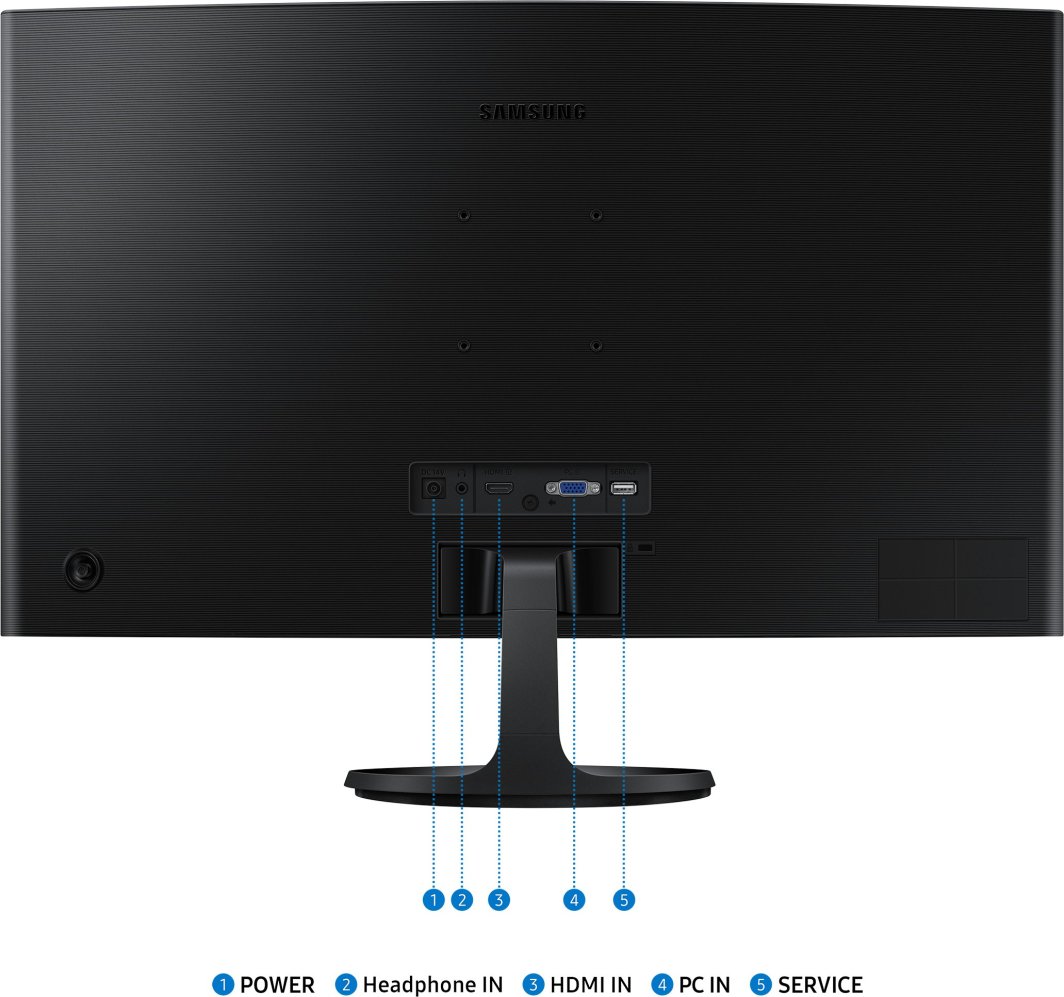 Monitor Samsung S36GD, 27", Full HD 1920 x 1080, i zi