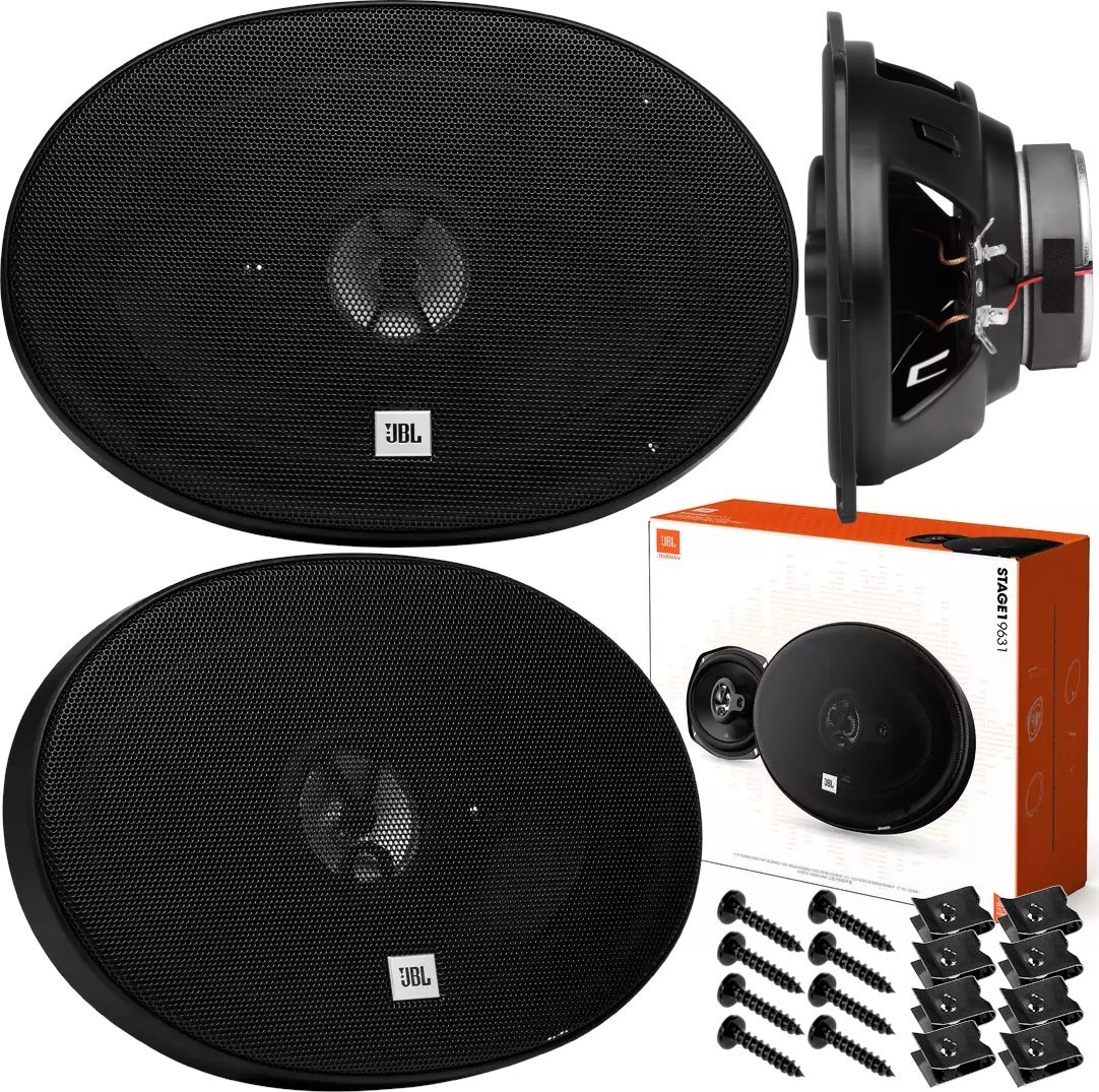 Bokse veture JBL Stage1 9631, 300W, 3 drejtimesh, 6 x 9", të zeza