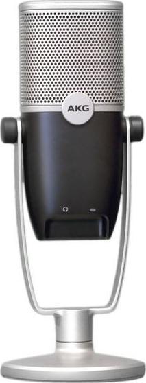 Mikrofon USB AKG Ara, kondensator, 24-bit 96kHz, blue silver