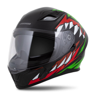 Helmetë integrale CASSIDA Orbit StriX 2026, vizor Pinlock, e kuqe jeshile gri bardhë zezë