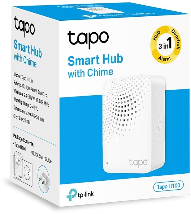 Njësi qendrore TP-Link Tapo H100, Wi-Fi, IoT Hub, e bardhë