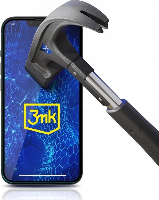 Xham mbrojtës 3mk HardGlass Max Lite për Redmi Note 13 Pro Plus, 0.3mm, 9H, i zi