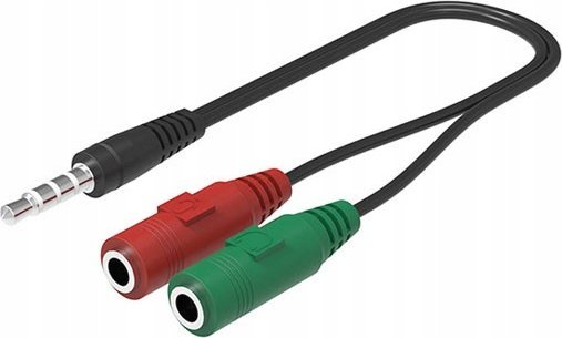 Adapter audio për kufje dhe mikrofon, Jack 3.5mm
